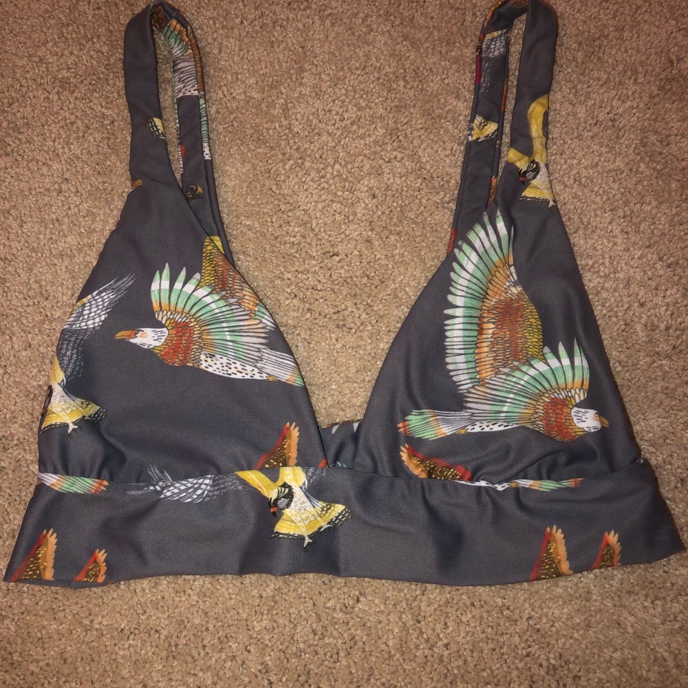COPY - Boys and Arrows birds bikini top
